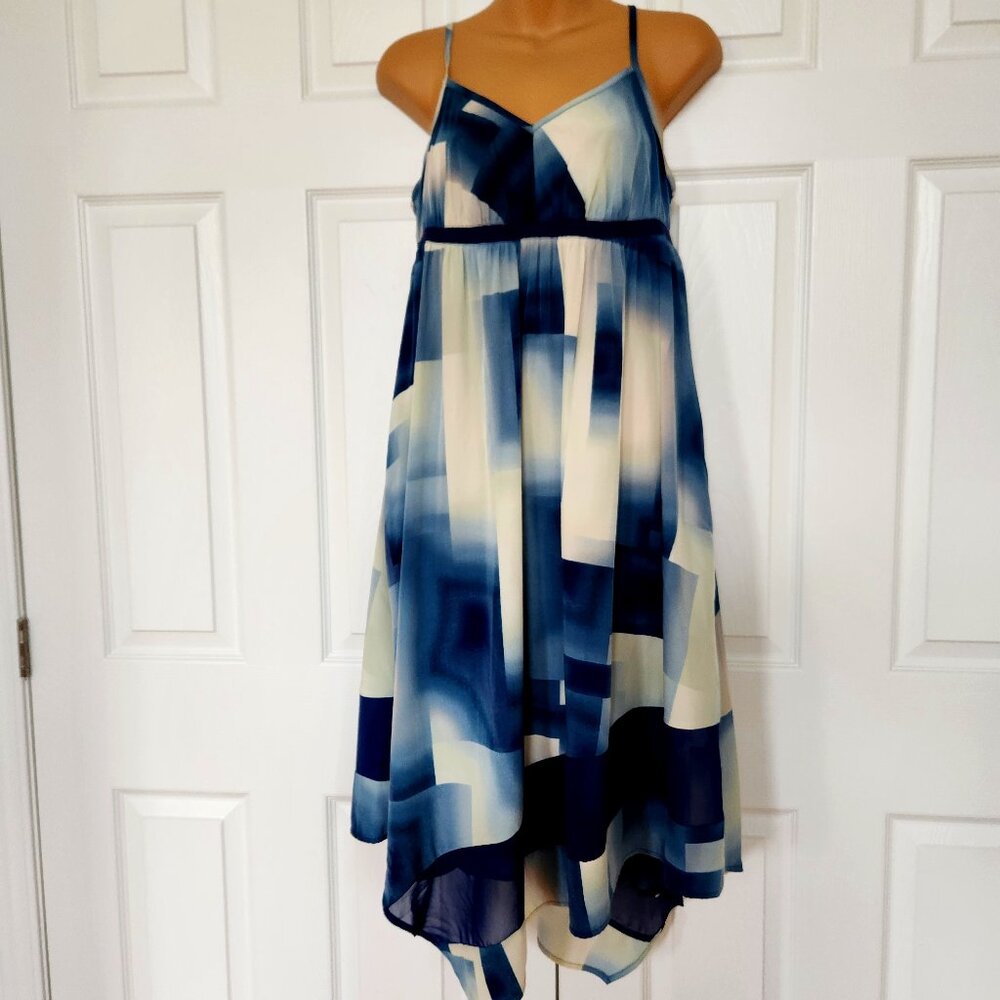 SIMPLE VERA VERA VANG SLEEVELESS SUMMER ABSTRACT GRAPHICAL DRESS SIZE S